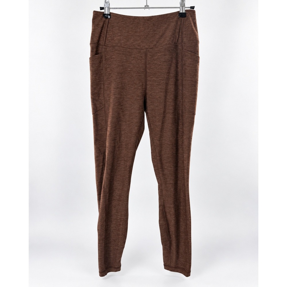 Victoria's Secret VSX Essential Brown Pocket Leggings M 25 Inch Inseam